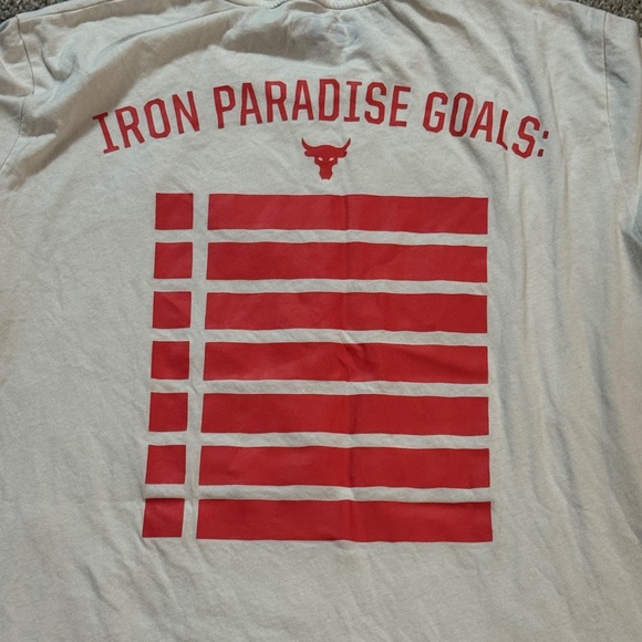 Under Armour Shirt Project Rock Hardest Worker In The Room - Picture 3 of 3